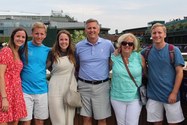 pic of family from Wimbledon